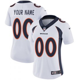 Wholesale Cheap Nike Denver Broncos Customized White Stitched Vapor Untouchable Limited Women\'s NFL Jersey