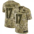 Wholesale Cheap Nike Broncos #17 DaeSean Hamilton Camo Men's Stitched NFL Limited 2018 Salute To Service Jersey