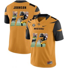 Wholesale Cheap Missouri Tigers 12 Johnathon Johnson Gold Nike Fashion College Football Jersey