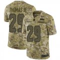 Wholesale Cheap Nike Seahawks #29 Earl Thomas III Camo Men's Stitched NFL Limited 2018 Salute To Service Jersey