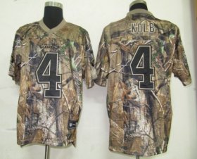 Wholesale Cheap Cardinals #4 Kevin Kolb Camouflage Realtree Embroidered NFL Jersey