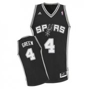 Wholesale Cheap San Antonio Spurs #4 Danny Green Black Swingman Jersey