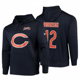 Wholesale Cheap Chicago Bears #12 Allen Robinson Nike NFL 100 Primary Logo Circuit Name & Number Pullover Hoodie Navy