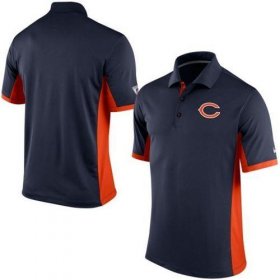 Wholesale Cheap Men\'s Nike NFL Chicago Bears Navy Team Issue Performance Polo