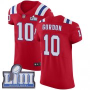 Wholesale Cheap Nike Patriots #10 Josh Gordon Red Alternate Super Bowl LIII Bound Men's Stitched NFL Vapor Untouchable Elite Jersey