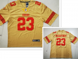 Wholesale Cheap Men's San Francisco 49ers #23 Christian McCaffrey Gold NEW 2022 Inverted Legend Stitched NFL Nike Limited Jersey