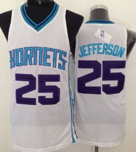 Wholesale Cheap Charlotte Hornets #25 Al Jefferson White Swingman Jersey