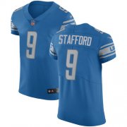Wholesale Cheap Nike Lions #9 Matthew Stafford Blue Team Color Men's Stitched NFL Vapor Untouchable Elite Jersey