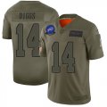 Wholesale Cheap Nike Bills #14 Stefon Diggs Camo Men's Stitched NFL Limited 2019 Salute To Service Jersey
