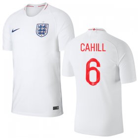 Wholesale Cheap England #6 Cahill Home Thai Version Soccer Country Jersey