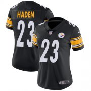 Wholesale Cheap Nike Steelers #23 Joe Haden Black Team Color Women's Stitched NFL Vapor Untouchable Limited Jersey