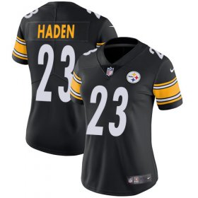 Wholesale Cheap Nike Steelers #23 Joe Haden Black Team Color Women\'s Stitched NFL Vapor Untouchable Limited Jersey