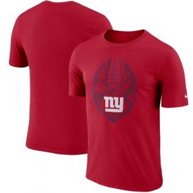 Wholesale Cheap Men\'s New York Giants Nike Red Fan Gear Icon Performance T-Shirt