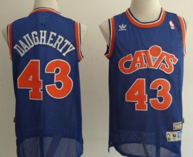 Wholesale Cheap Cleveland Cavaliers #43 Brad Daugherty Blue Swingman Throwback Jersey
