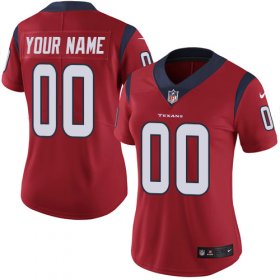 Wholesale Cheap Nike Houston Texans Customized Red Alternate Stitched Vapor Untouchable Limited Women\'s NFL Jersey