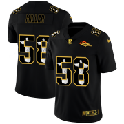 Wholesale Cheap Denver Broncos #58 Von Miller Men's Nike Carbon Black Vapor Cristo Redentor Limited NFL Jersey