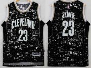 Wholesale Cheap Men's Cleveland Cavaliers #23 LeBron James Adidas 2015 Urban Luminous Swingman Jersey