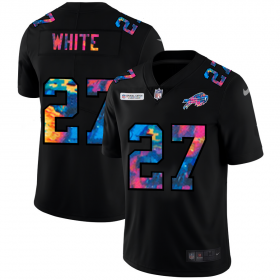 Cheap Buffalo Bills #27 Tre\'Davious White Men\'s Nike Multi-Color Black 2020 NFL Crucial Catch Vapor Untouchable Limited Jersey