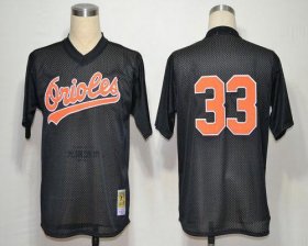 Wholesale Cheap Mitchell and Ness Orioles #33 Eddie Murray Throwback Black Stitched MLB Jersey
