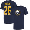 Wholesale Cheap Buffalo Sabres #26 Matt Moulson Reebok Name & Number T-Shirt Navy