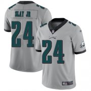 Wholesale Cheap Nike Eagles #24 Darius Slay Jr Silver Youth Stitched NFL Limited Inverted Legend Jersey