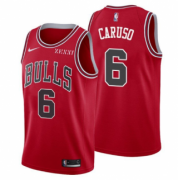 Wholesale Cheap Men's Chicago Bulls #6 Alex Caruso Red Edition Swingman Stitched Basketball Jersey