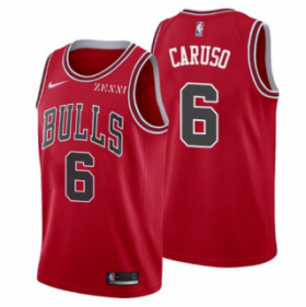 Wholesale Cheap Men\'s Chicago Bulls #6 Alex Caruso Red Edition Swingman Stitched Basketball Jersey