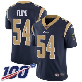 Wholesale Cheap Nike Rams #54 Leonard Floyd Navy Blue Team Color Men\'s Stitched NFL 100th Season Vapor Untouchable Limited Jersey