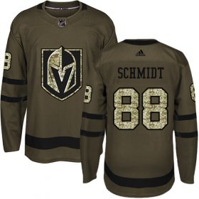 Wholesale Cheap Adidas Golden Knights #88 Nate Schmidt Green Salute to Service Stitched NHL Jersey