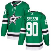 Wholesale Cheap Adidas Stars #90 Jason Spezza Green Home Authentic Stitched NHL Jersey