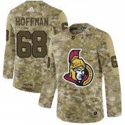 Wholesale Cheap Adidas Senators #68 Mike Hoffman Camo Authentic Stitched NHL Jersey
