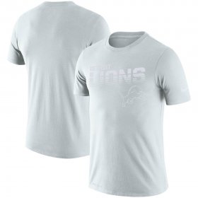 Wholesale Cheap Detroit Lions Nike NFL 100 2019 Sideline Platinum Performance T-Shirt White