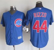 Wholesale Cheap Cubs #44 Anthony Rizzo Blue New Cool Base Stitched MLB Jersey