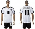 Wholesale Cheap Austria #10 Junuzovic White Away Soccer Country Jersey