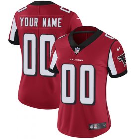 Wholesale Cheap Nike Atlanta Falcons Customized Red Team Color Stitched Vapor Untouchable Limited Women\'s NFL Jersey
