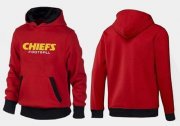 Wholesale Cheap Kansas City Chiefs English Version Pullover Hoodie Red & Black