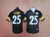 Wholesale Cheap Steelers #25 Ryan Clark Black Stitched Throwback NFL Jersey