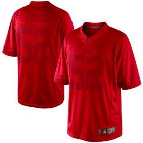 Wholesale Cheap Nike 49ers #52 Patrick Willis Red Men\'s Stitched NFL Drenched Limited Jersey