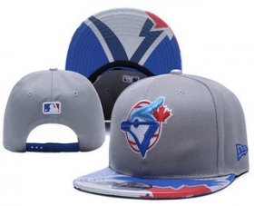 Wholesale Cheap MLB Toronto Blue Jays Snapback Ajustable Cap Hat 5