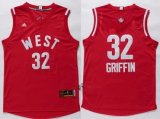 Wholesale Cheap 2015-16 NBA Western All-Stars Men's #32 Blake Griffin Revolution 30 Swingman Red Jersey