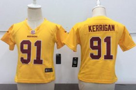 Wholesale Cheap Toddler Nike Redskins #91 Ryan Kerrigan Gold Rush Stitched NFL Elite Jersey