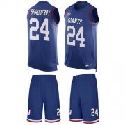 Wholesale Cheap Nike Giants #24 James Bradberry Royal Blue Team Color Men's Stitched NFL Limited Tank Top Suit Jersey