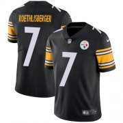 Wholesale Cheap Nike Steelers #7 Ben Roethlisberger Black Team Color Men's Stitched NFL Vapor Untouchable Limited Jersey