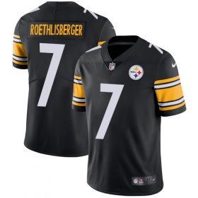 Wholesale Cheap Nike Steelers #7 Ben Roethlisberger Black Team Color Men\'s Stitched NFL Vapor Untouchable Limited Jersey