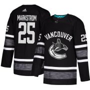Wholesale Cheap Adidas Canucks #25 Jacob Markstrom Black 2019 All-Star Game Parley Authentic Stitched NHL Jersey