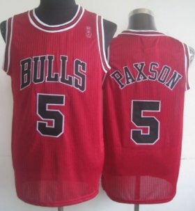 Wholesale Cheap Chicago Bulls #5 John Paxson Red Swingman Throwback Jersey