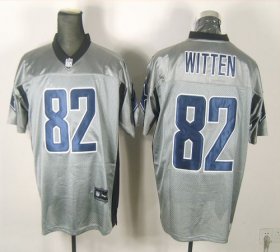 Wholesale Cheap Cowboys #82 Jason Witten Grey Shadow Stitched NFL Jersey