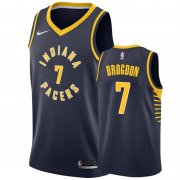 Wholesale Cheap Nike Pacers #7 Malcolm Brogdon Navy Blue NBA Swingman Icon Edition Jersey