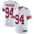 Wholesale Cheap Nike Giants #94 Dalvin Tomlinson White Men's Stitched NFL Vapor Untouchable Limited Jersey