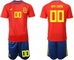 Wholesale Cheap Spain Personalized Home Soccer Country Jersey